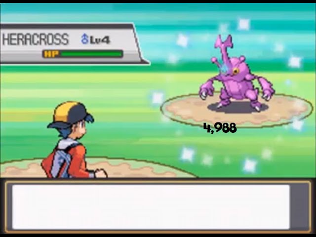 Fire Red/Leaf Green Shiny Hunt: Heracross