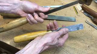 Restoring two old Chisels