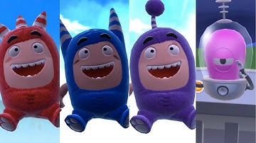 Oddbods Turbo Run - Classic Fuse, Pogo and Jeff vs Boss Alien