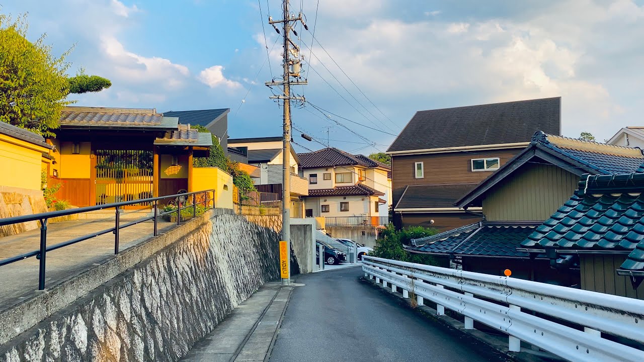 【4K】Japanese Countryside Walking Tour Modern Japanese Houses in