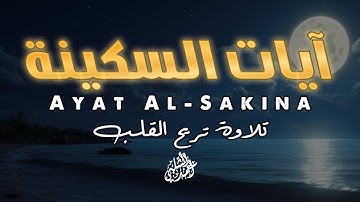 آيات السكينة والطمأنينة لدفع القلق والهموم | AYAT OF TRANQUILITY|أحمد الشلبي