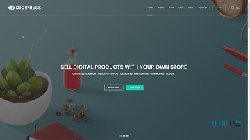 DigiPress - Marketplace Digital Downloads HTML Template      Aoi Pros