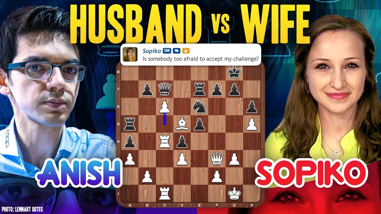 Husband vs Wife  Anish vs Sopiko in Banter Blitz with Anish Giri 