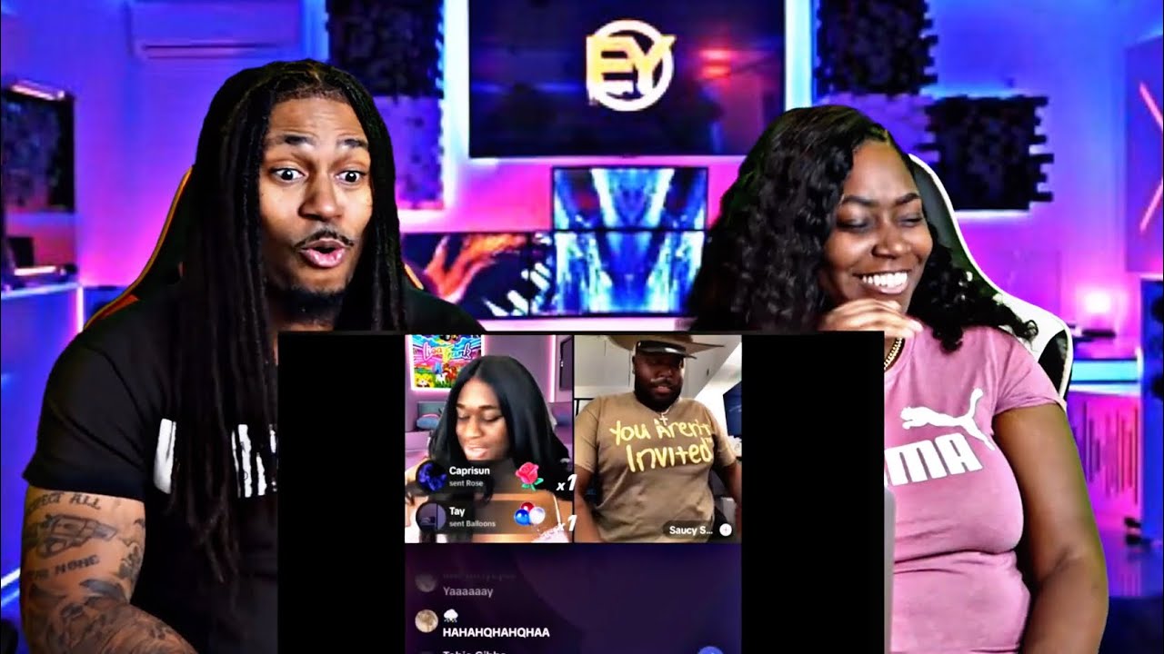 Jeorgia Peach Goes LIVE w/ Saucy Santana and Prettyaxme Pt.1 | Reaction!!!