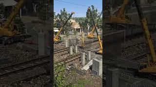 They Built a Bridge Over a Railway Track… Here’s How!