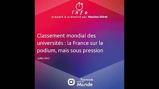 Classement mondial des universités : la France sur le podium, mais sous pression