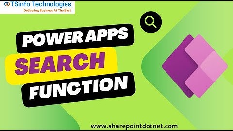 Power Apps Search Function | How to Use Power Apps Search Function | Power Apps Search Gallery
