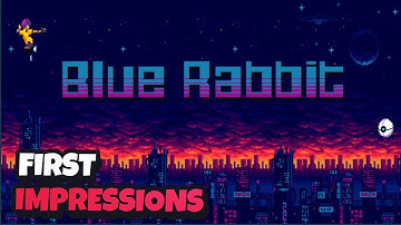 Blue Rabbit 2D Platformer Gameplay