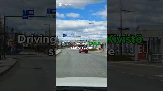 Passing Kivistö bus stop & train station 🚍🚆 | Finland road view