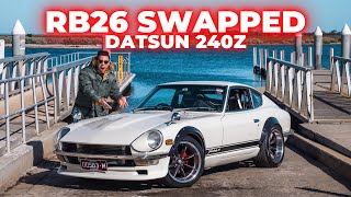 TWIN TURBO RB26 мощностью 500 л.с. Замена Datsun 240Z: Fairlady Z с двигателем GT-R