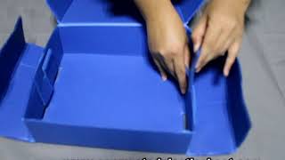 Plastic Coroplast Folding Box - Custom JX