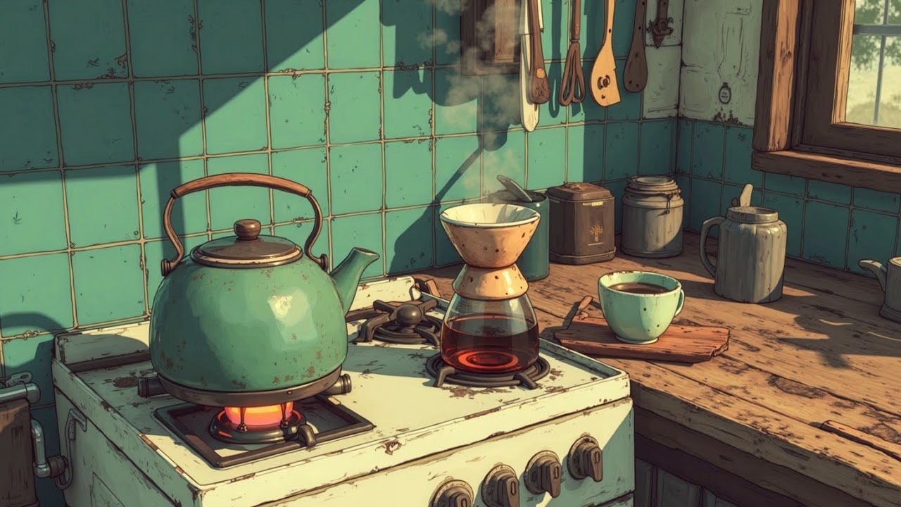 Теплый джаз для кухни ~ Уютный утренний кофе и расслабляющая музыка для приготовления пищи