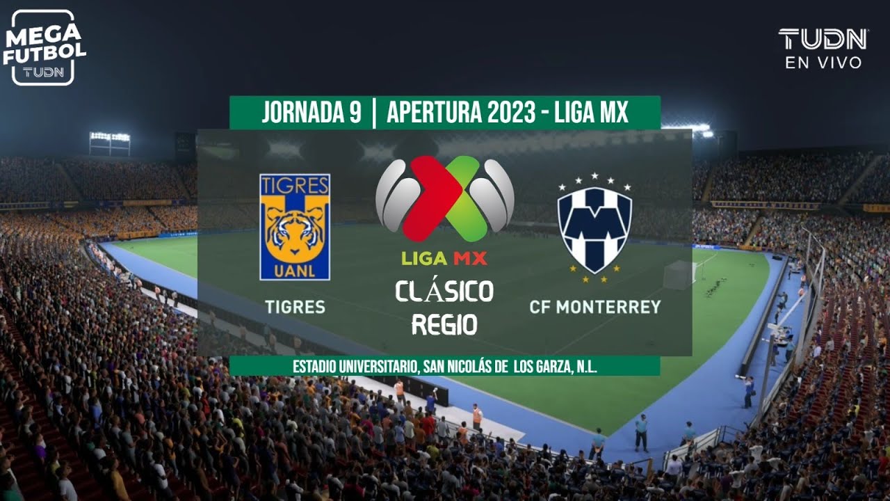 Tigres vs Monterrey | Jornada 9 Clásico Regio LIGA BBVA MX | Apertura ...