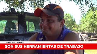 Roban dos motosierras en Ignacio Correas y dejan a la víctima sin sus herramientas de trabajo