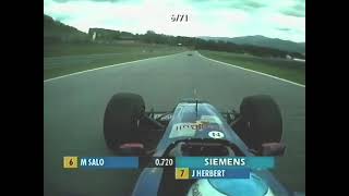 F1 - Mika Salo (Sauber Ferrari V10) Onboard - Austria 2000