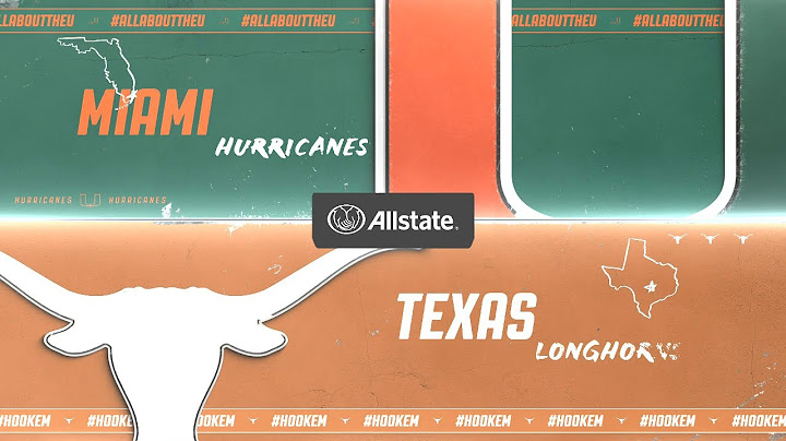 NCAA College Football 26 - Miami Hurricanes Vs Texas Longhorns PS5 Simulation Full Gameplay