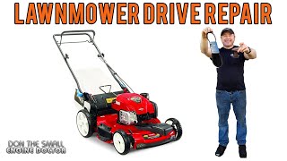 Toro Lawn Mower Won't Self Propel?  Belt & Pulley Replacement