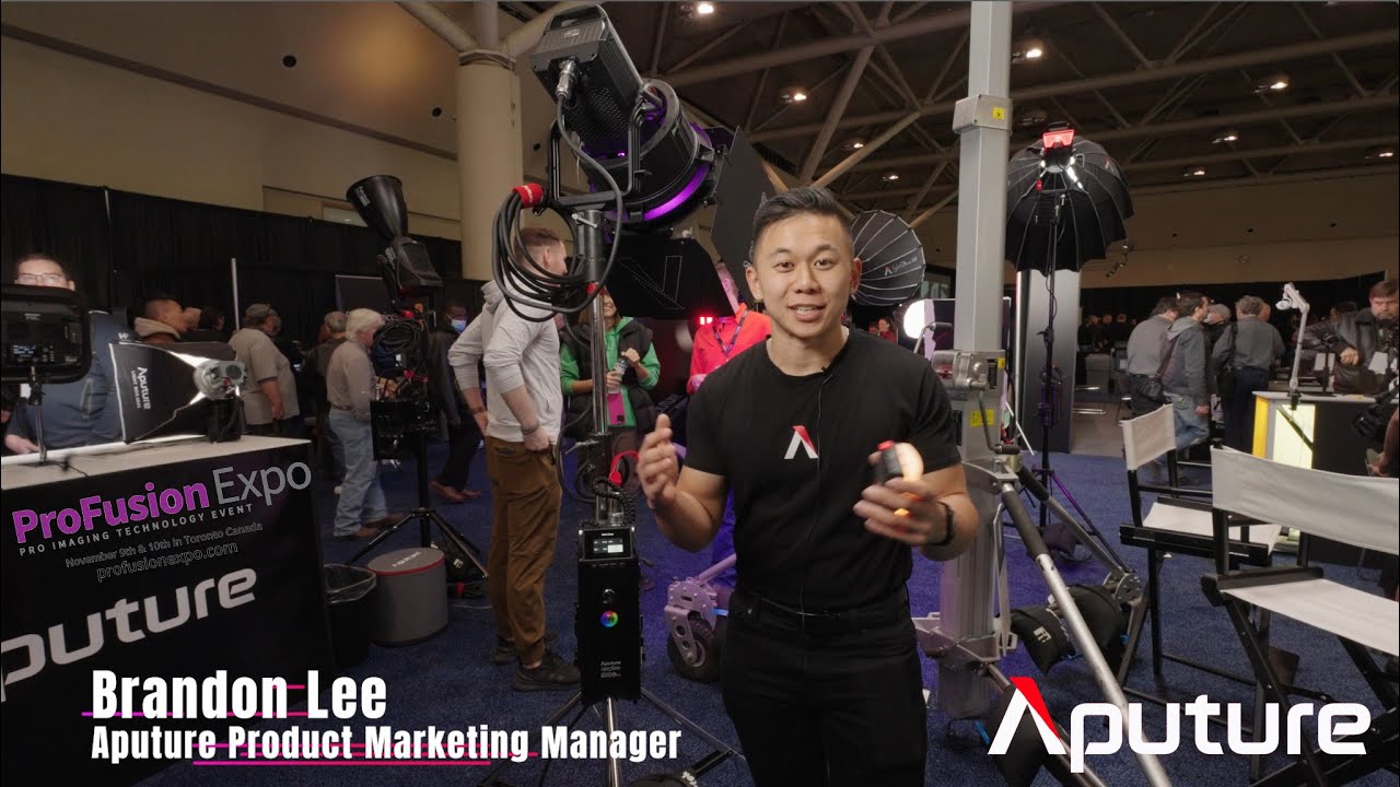 Aputure NEW Pro Series Trade Show Interview at Profusion Expo 2022