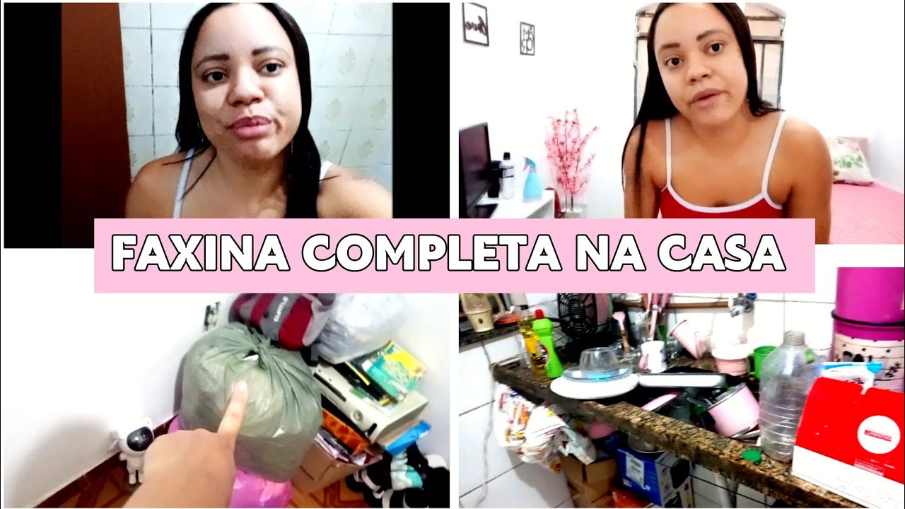 FAXINA COMPLETA NA CASA - ESTÃO APARECENDO RATOS😓😪 SOCORRO DEUS 