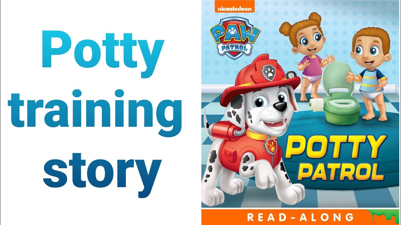 Potty Book, Potty Patrol, Paw patrol potty time