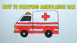 Mewarnai Gambar Mobil  Ambulance  GAMBAR MEWARNAI HD