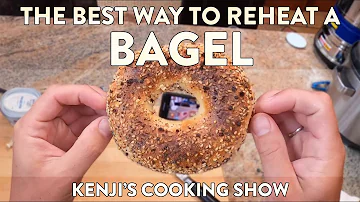 How do you eat a bagel without a toaster?