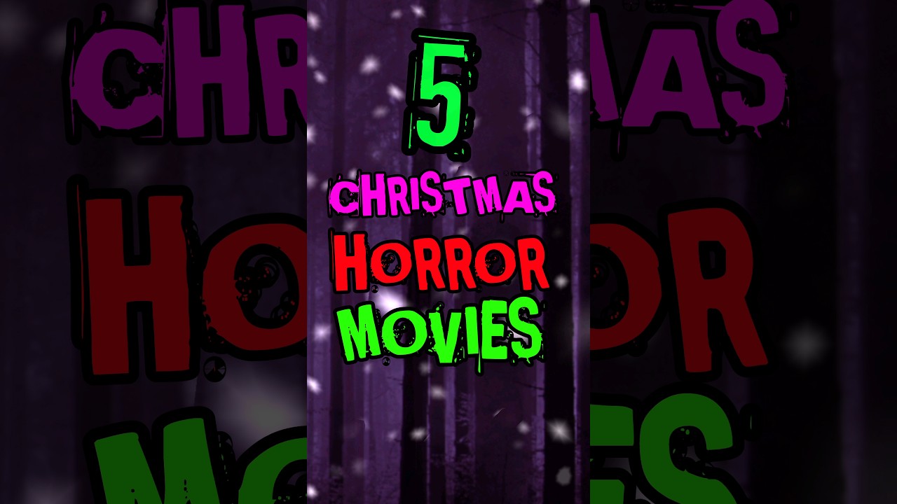 Have you seen these Christmas Horror Movies????? Top 5 Festive Horror Movies #scary
