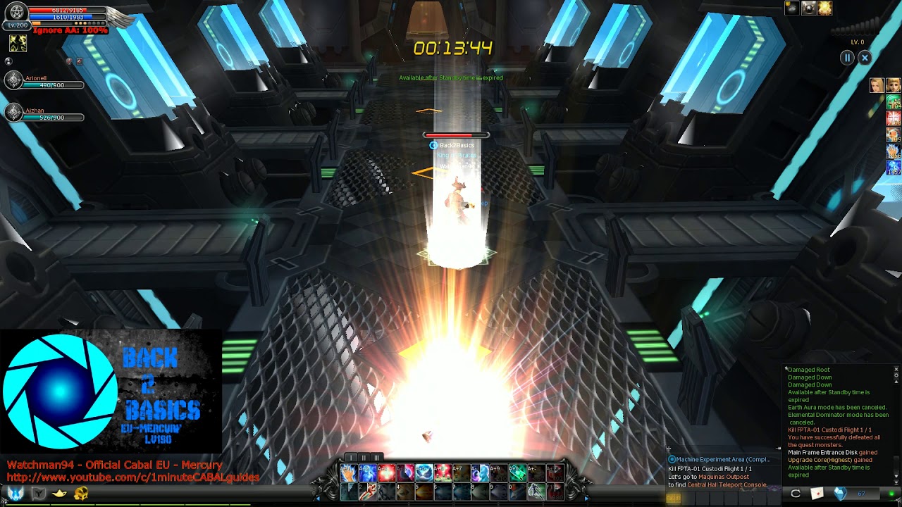 Elite Maquinas Outpost solo run by Watchman - Cabal Online