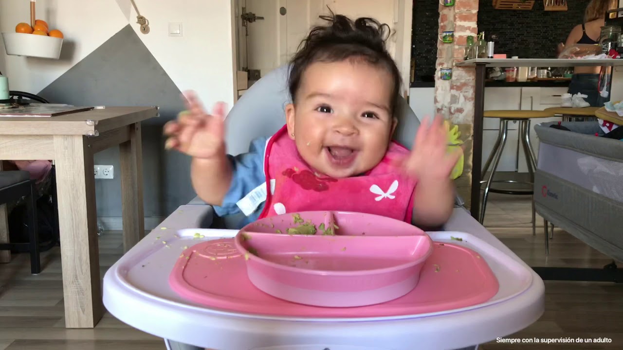 PRIMER ALIMENTO DE BLW. AGUACATE! 🥑 Aprendiendo a gestionar los alimentos 🥑