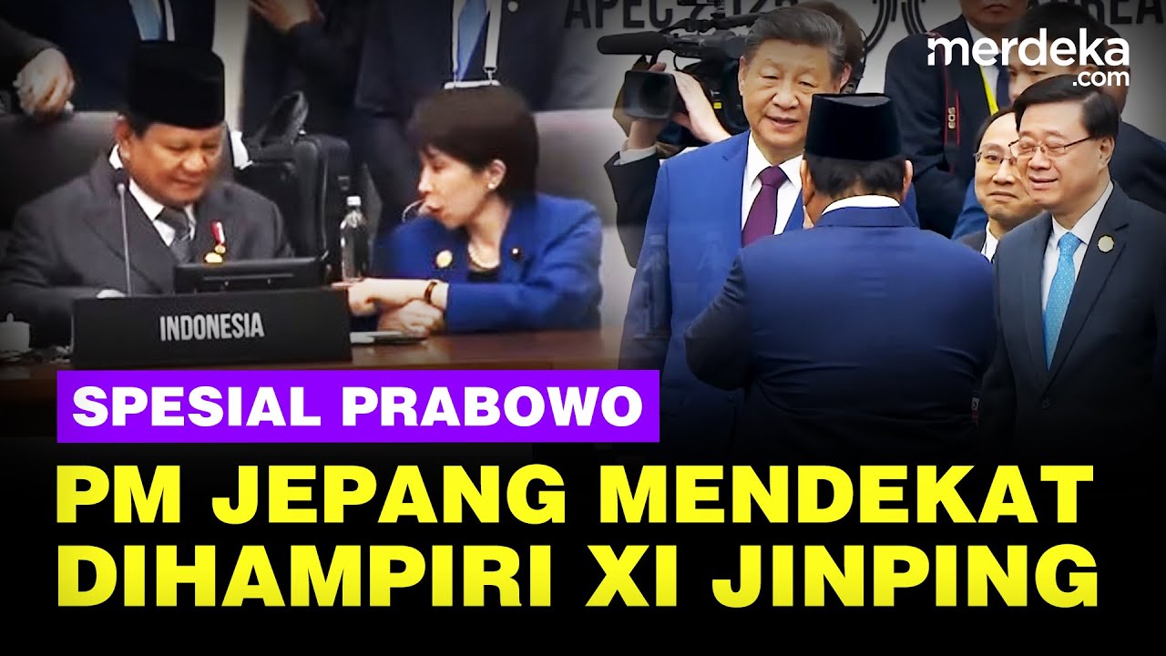 Momen Spesial Prabowo Dihampiri Xi Jinping Hingga PM Jepang Geser Kursi Mendekat