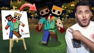 Minecraft Anything Scary You Draw You Get !