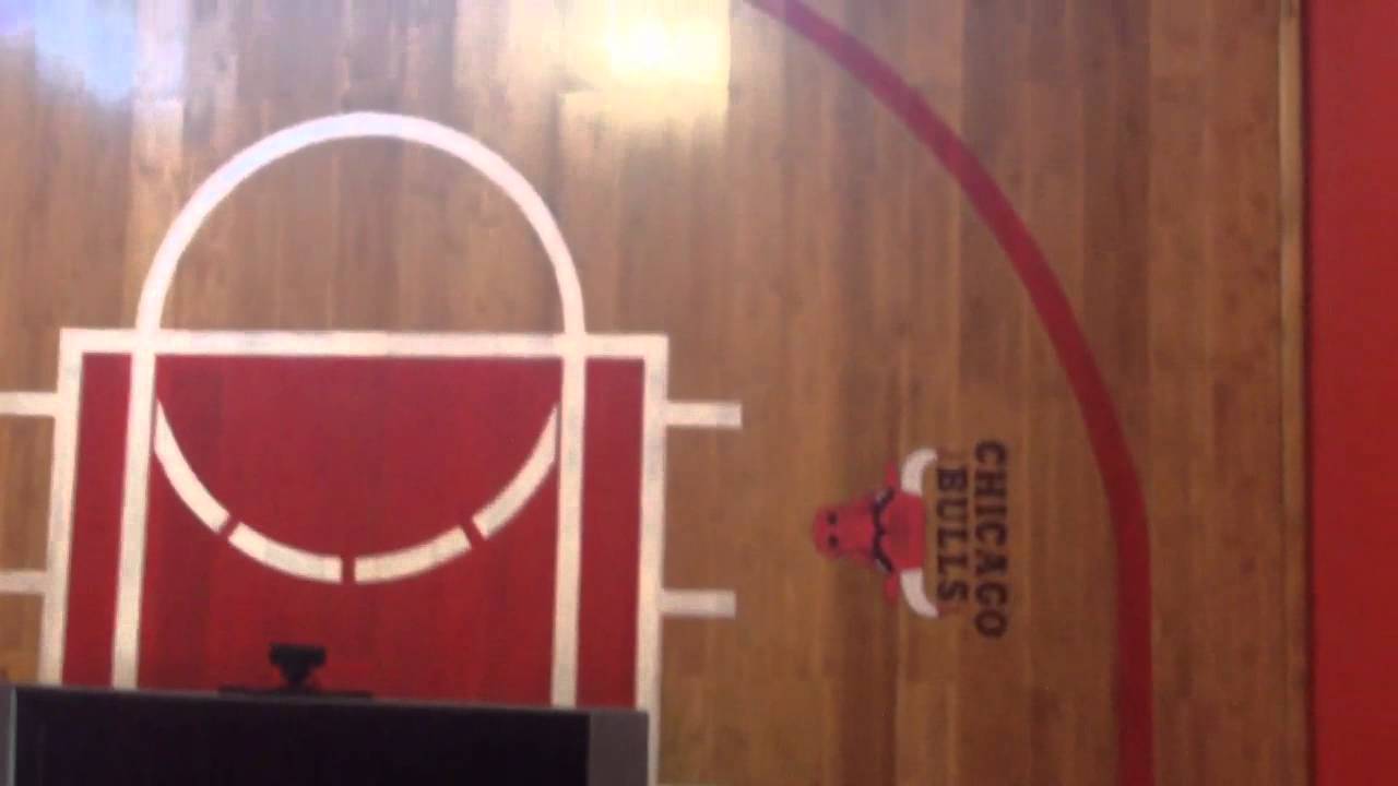 Chicago Bulls Gaming Room Design