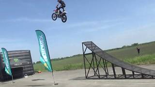Hujber Péter, Freestyle Motocross Bemutató, Részlet, Kunmadaras, 2018., V180501-2-119