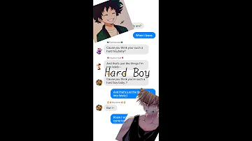 ~Hard boy~《Lyric Prank MHA》{Bakudeku?}