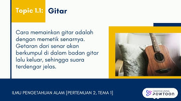 Bunyi pada Alat Musik