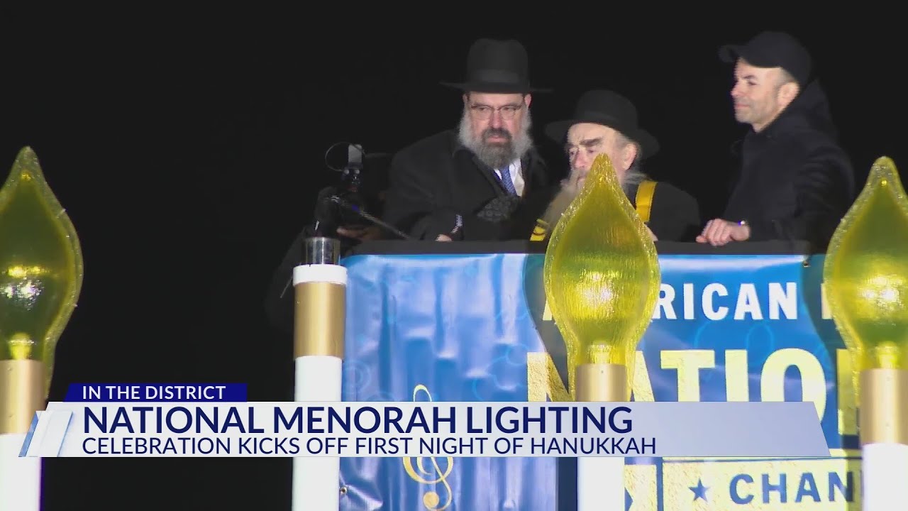 45th annual National Menorah lighting ceremony brings Jewish community together YouTube