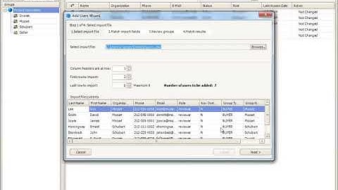 Intralinks Virtual Data Room - Bulk Import Users into Data Room