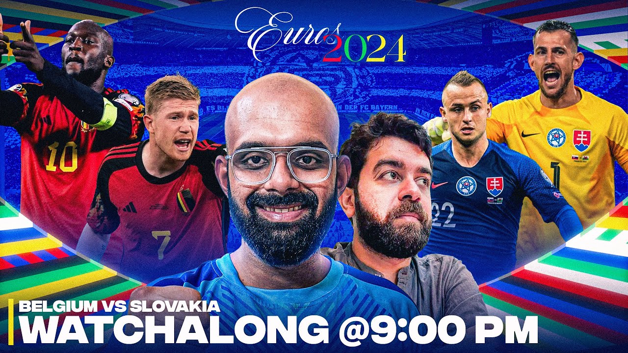 Zero Ball Knowledge | Belgium vs Slovakia UEFA EURO 2024 Live ...