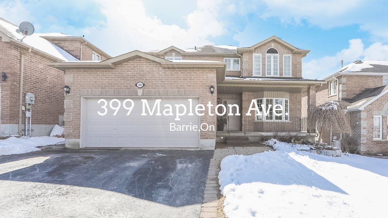 399 Mapleton Ave Barrie On MLS Listing For Sale YouTube