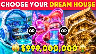 Would You Rather - Build Your Luxury Summer Dream House 🌺🏡💎✨ Jelly Quiz