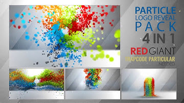 After Effects Template - Particle Logo Reveal - Trapcode Particular