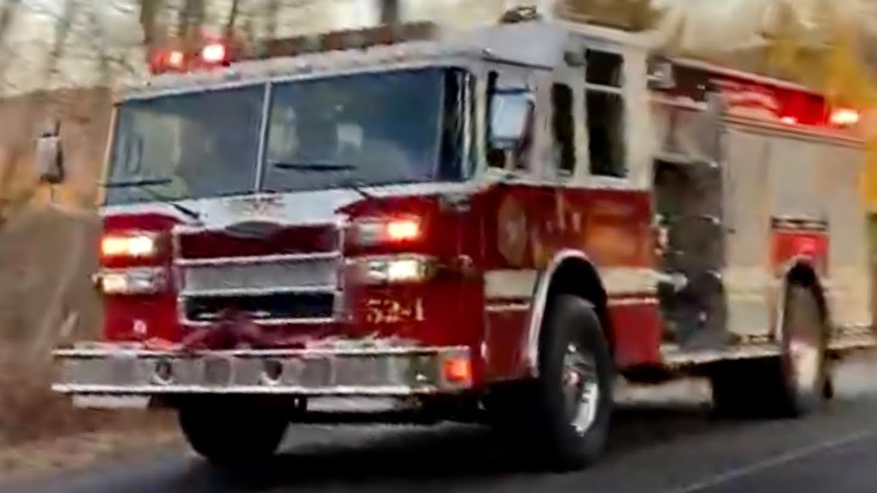 Union Dale Fire Company Engine 52-1 Responding