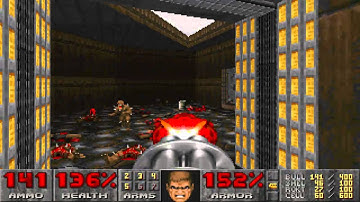 The Ultimate Doom - E1M9 - Military base (Secret level) - UV