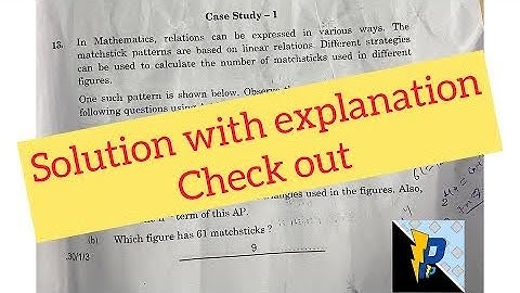 Case study of cbse class 10 maths standard paper 2022