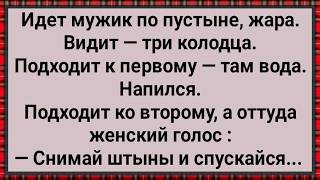 Как Мужик в Пустыне Три Колодца Нашёл! Сборник Свежих Анекдотов! Юмор!