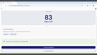 Sarkari Exam Countdown App screenshot 2