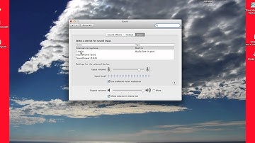 How to disable Internal Microphone on an iMac.