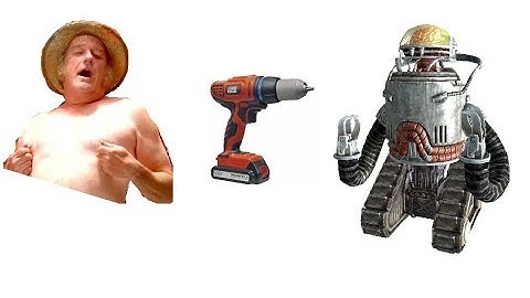 Lone Survivor Shows Robobrain Girl His Power Tool - Fallout 4 Parody