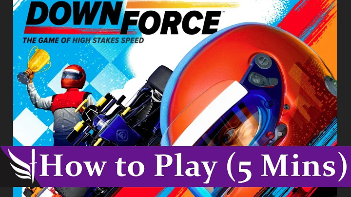 Learn Downforce Board Game (FULL Auction Rules, 5 Minutes)