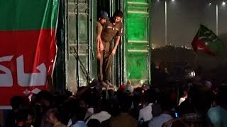 PTI Lahore power show ends abruptly as police seize control of stage after 6pm deadline